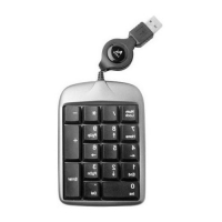 A4TECH Клавиатуры TK-5 Числовой блок A4TECH TK-5, USB, без русского алфавита, серебристый + черный превью