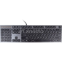 A4TECH Клавиатуры KV-300H Клавиатура A4TECH KV-300H, USB, серый + черный превью