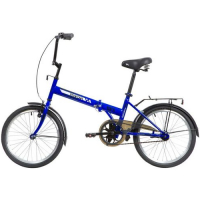 NOVATRACK Велосипеды TG Classic 301 NF V Велосипед NOVATRACK TG Classic 301 NF V (2020), городской (подростковый), складной, колеса 20", синий, 12.7кг [20nftg301v.bl20] превью