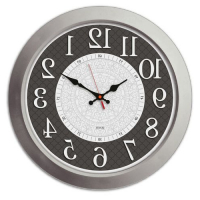 БЮРОКРАТ Настенные часы WallC-R67P Настенные часы Бюрократ WallC-R67P, аналоговые, серебристый превью