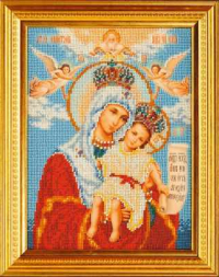 Кроше (Радуга бисера) Набор для вышивания иконы B-168 "Богородица Милующая"  превью