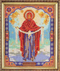Кроше (Радуга бисера) Набор для вышивания иконы B-174 "Богородица Покрова"  превью