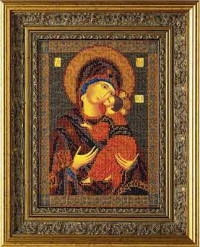 Кроше (Радуга бисера) Набор для вышивания иконы B-147 "Владимирская Богородица"  превью