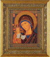 Кроше (Радуга бисера) Набор для вышивания иконы B-148 "Казанская Богородица"  превью