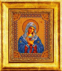 Кроше (Радуга бисера) Набор для вышивания иконы B-153 "Богородица Умиление"  превью