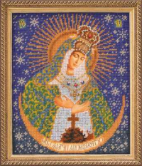 Кроше (Радуга бисера) Набор для вышивания иконы B-161 "Остробрамская богородица"  превью