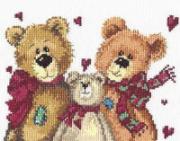 Чудесная игла Набор для вышивания 17-06 Три медведя  превью