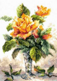 Чудесная игла Набор для вышивания 40-79 Желтые розы  превью