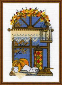 Риолис (Сотвори Сама) Набор для вышивания 1593 "Осеннее окошко"  превью