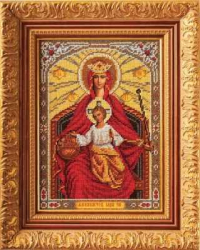 Кроше (Радуга бисера) Набор для вышивания иконы B-199 " Богородица Державная"  превью